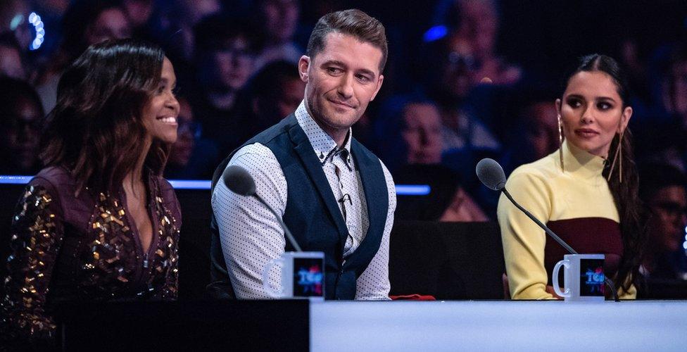 Oti Mabuse, Matthew Morrison and Cheryl