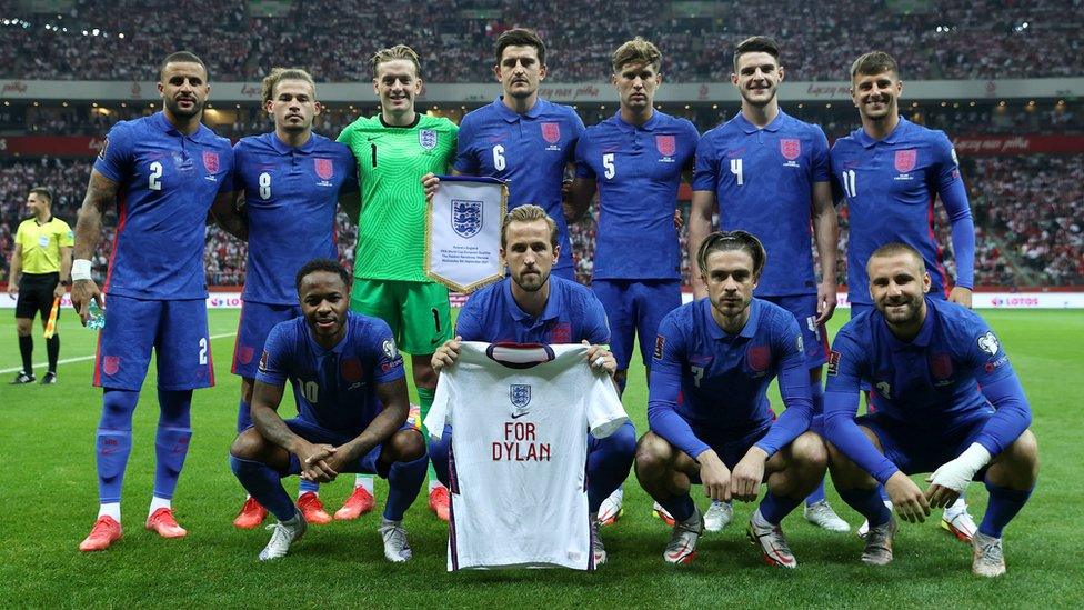 England shirt tribute