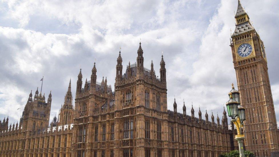 Houses of Parliament in Westminster, London