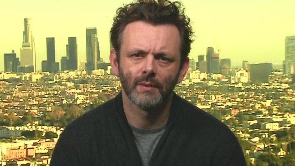 Actor Michael Sheen on Newsnight