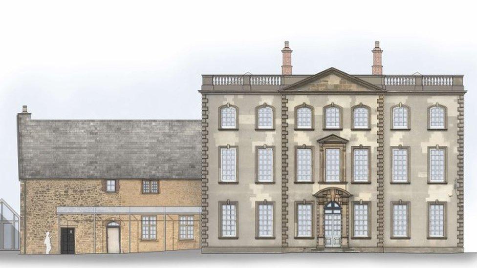 Artist's impression of the refurbished Sherborne House