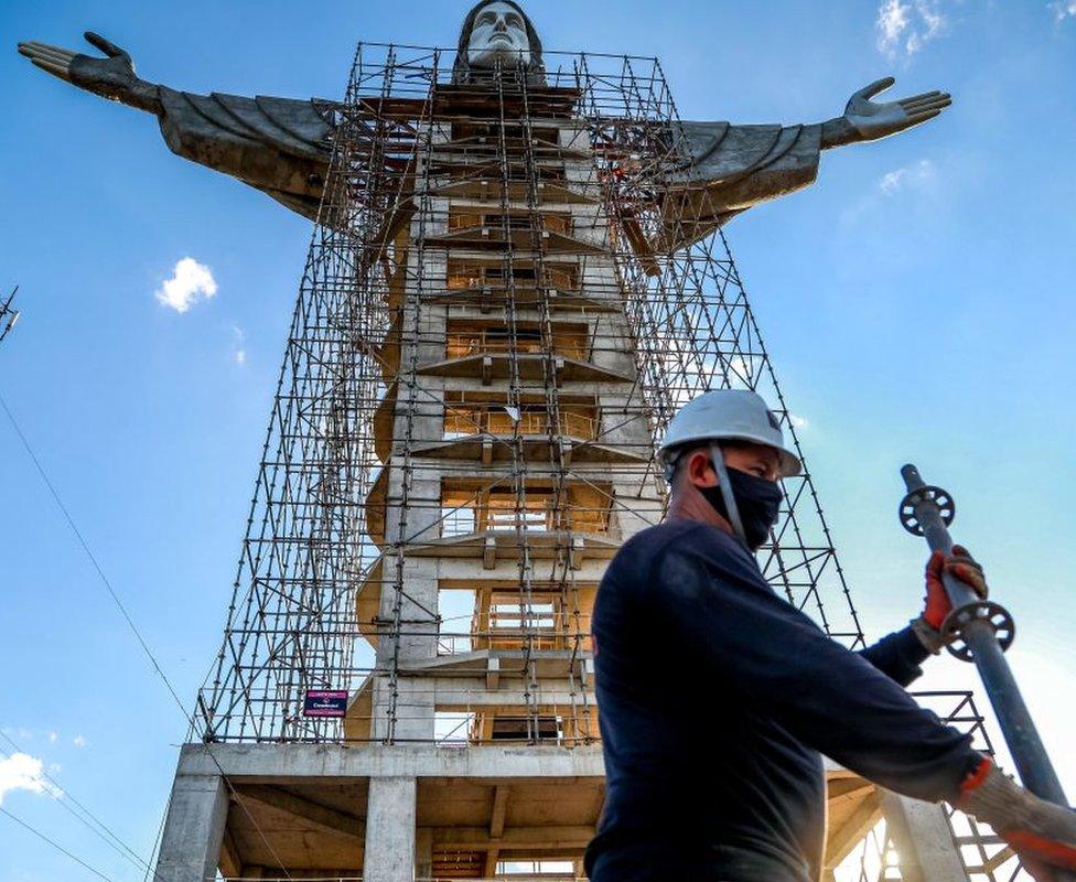 Christ the Protector statue, Encantado, Brazil