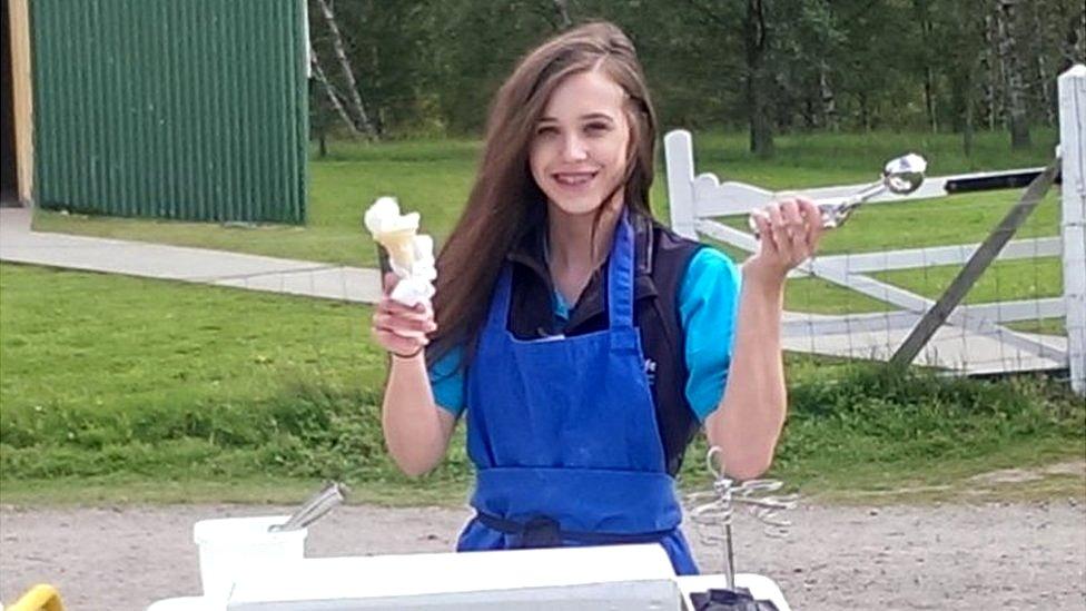 Porridge ice cream stall