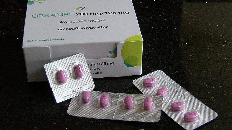 Orkambi box and tablets