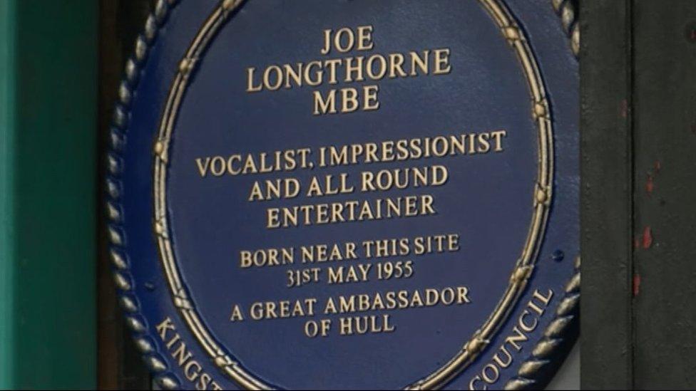 Blue plaque