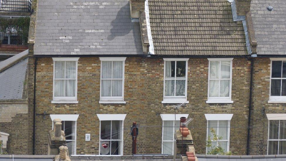 terraced houses in London