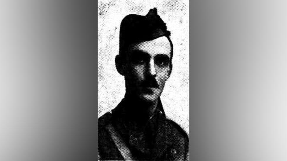 Capt Cedric Daggett of the 4th Tyneside Scottish