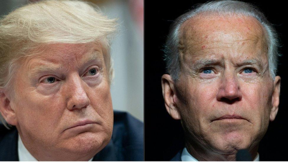 Donald Trump and Joe Biden