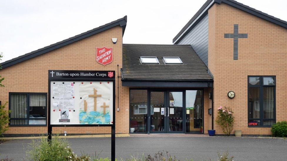 Salvation Army church on Tofts Lane