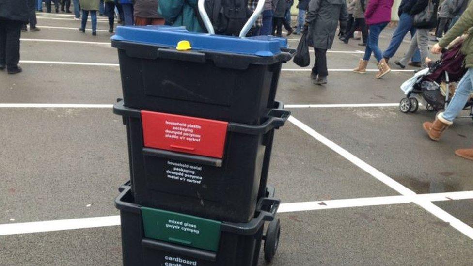 The new bins