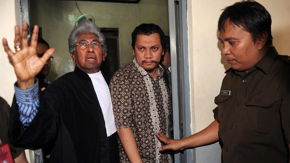 The case of Indonesian tax officer Gayus Tambunan (centre) gripped the nation when it came to trial