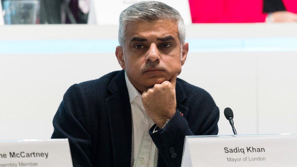 Sadiq Khan at a People's Question Time