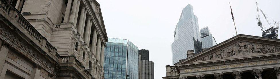 View near the Bank of England