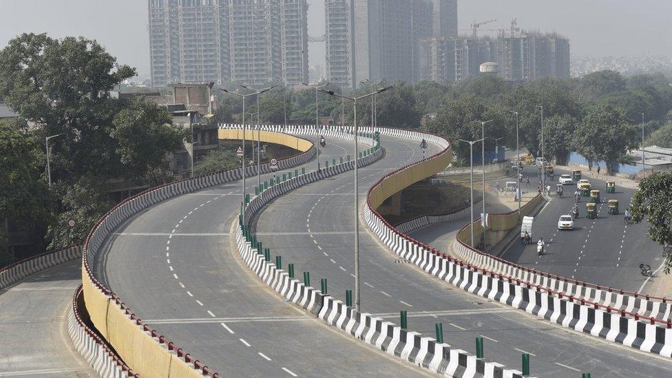 New highway near Delhi