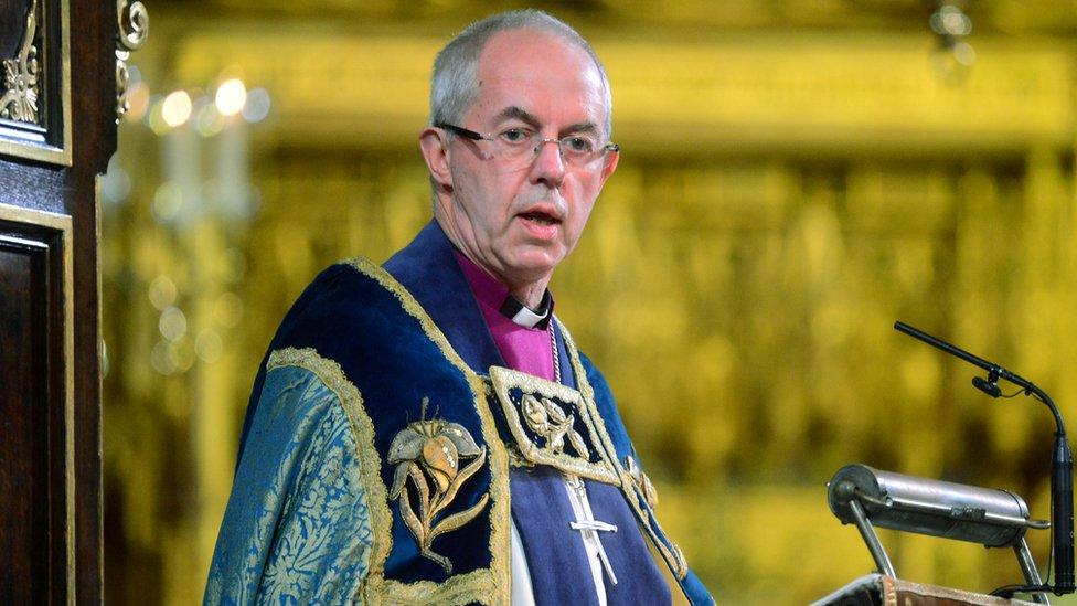 Archbishop of Canterbury Justin Welby