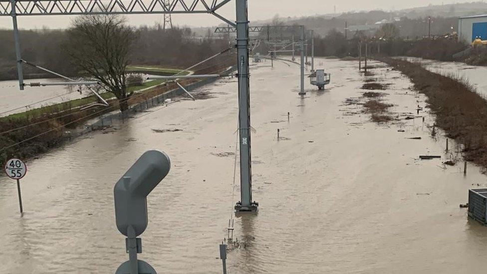 Major flooding near Rotherham