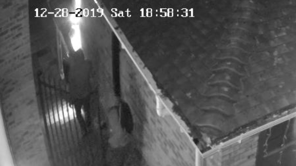 Burglars caught on CCTV