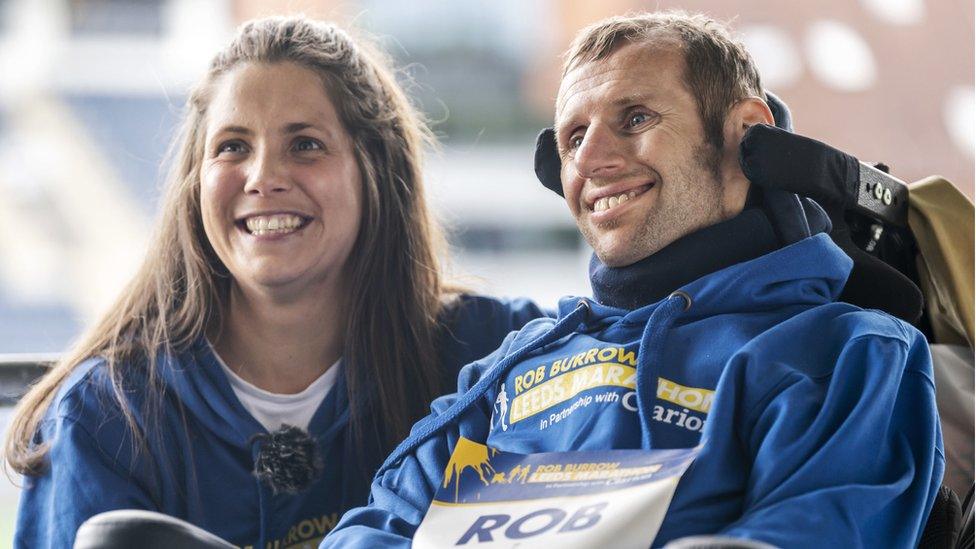 Lindsey and Rob Burrow