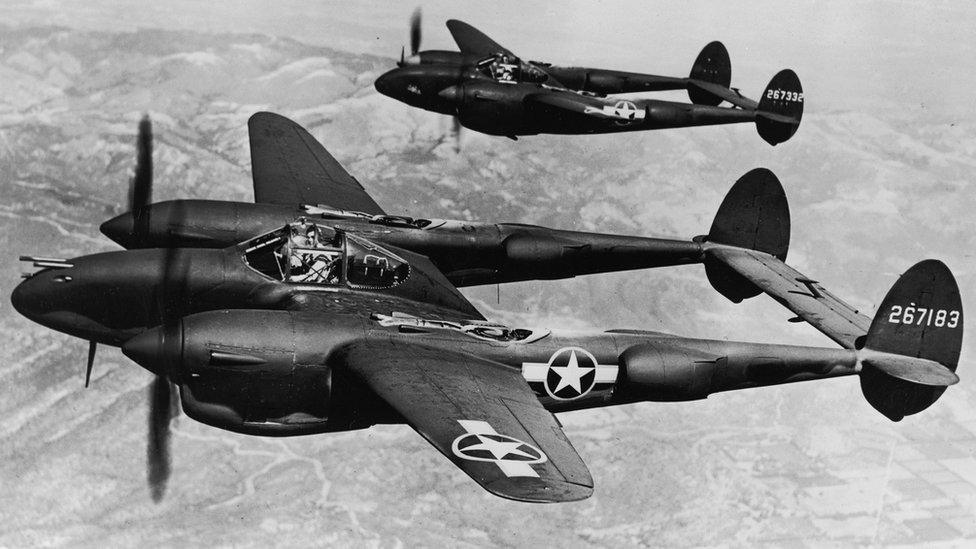 P-38 Lightning aircraft