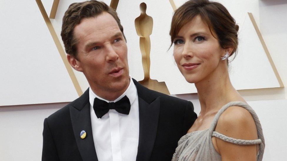 Benedict Cumberbatch and wife Sophie Hunter