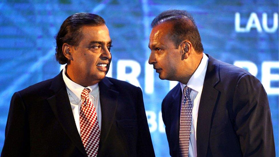 Mukesh and Anil Ambani