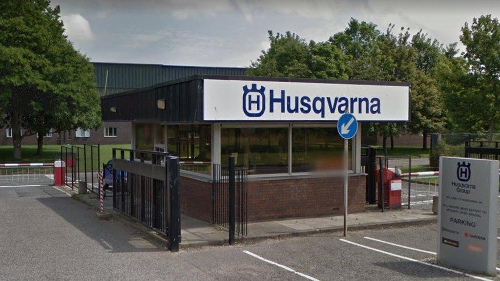 Husqvarna plant in Newton Aycliffe