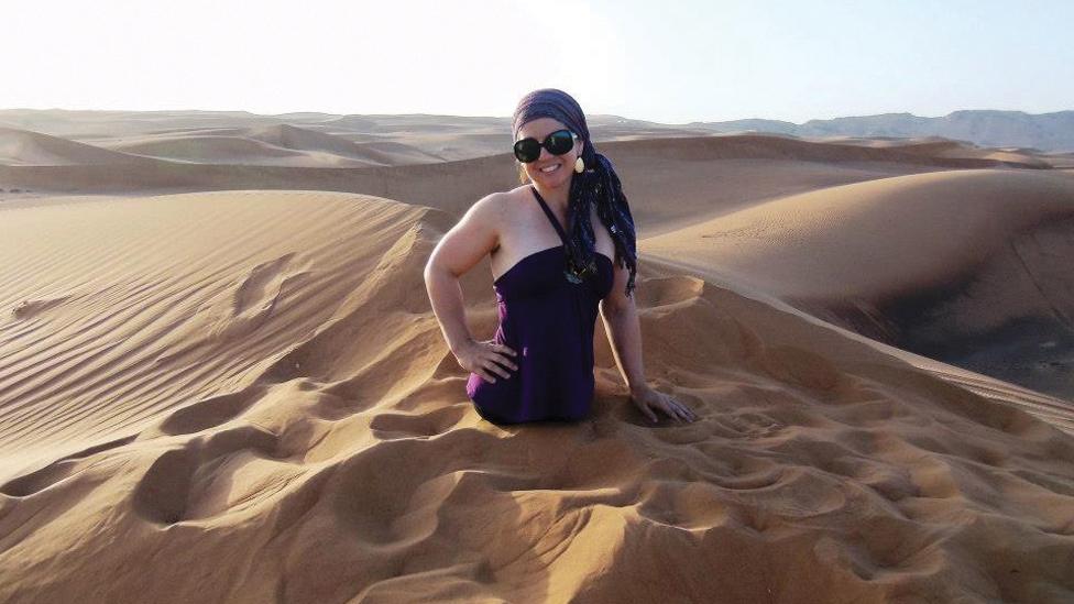 Jennifer in the Arabian Desert