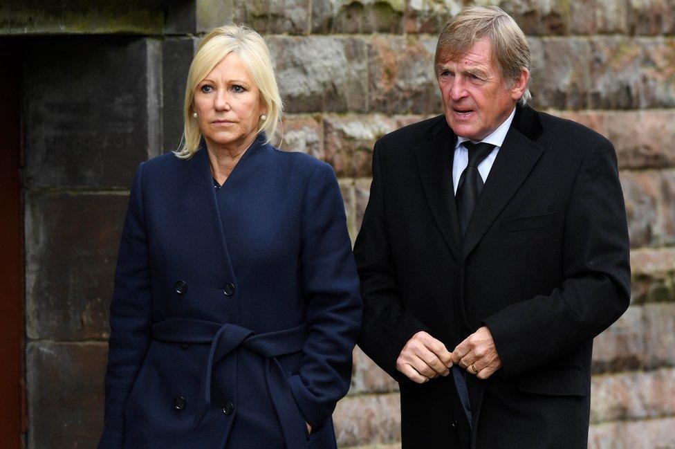 Sir Kenny Dalglish and wife Marina