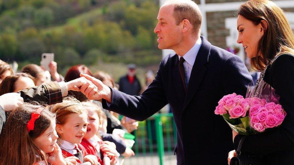 Royals in Aberfan