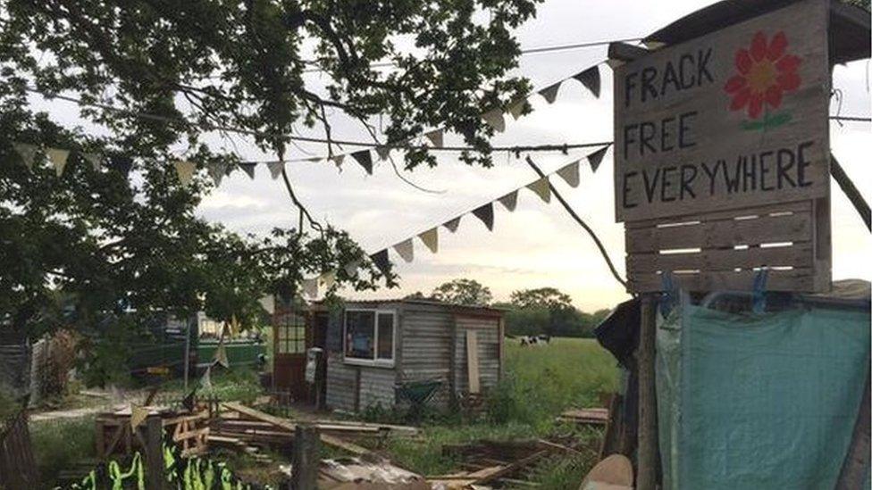 Anti-fracking camp