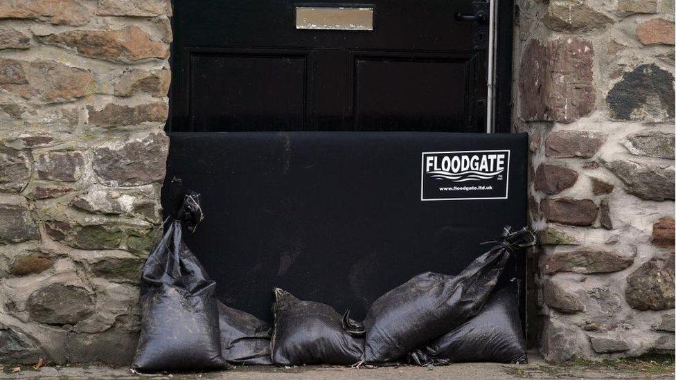 sandbags in Aberfoyle