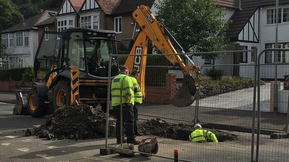 Sinkhole repairs