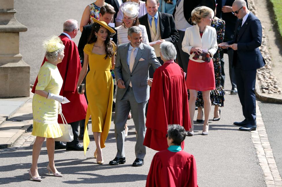 Hollywood star George Clooney and his wife Amal Clooney