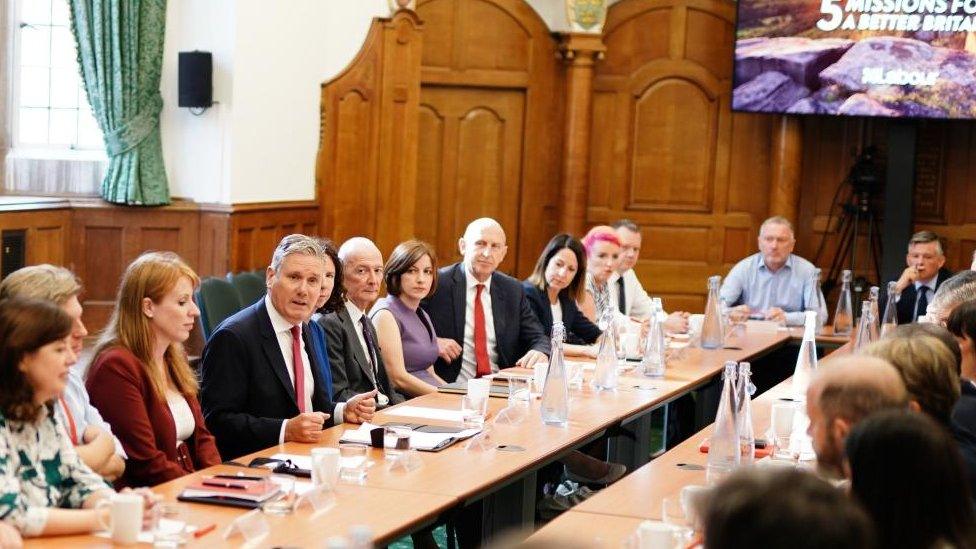 Shadow cabinet meeting