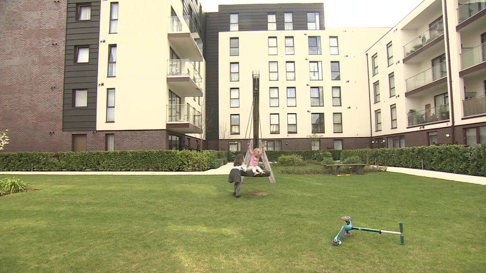 Playground with two children