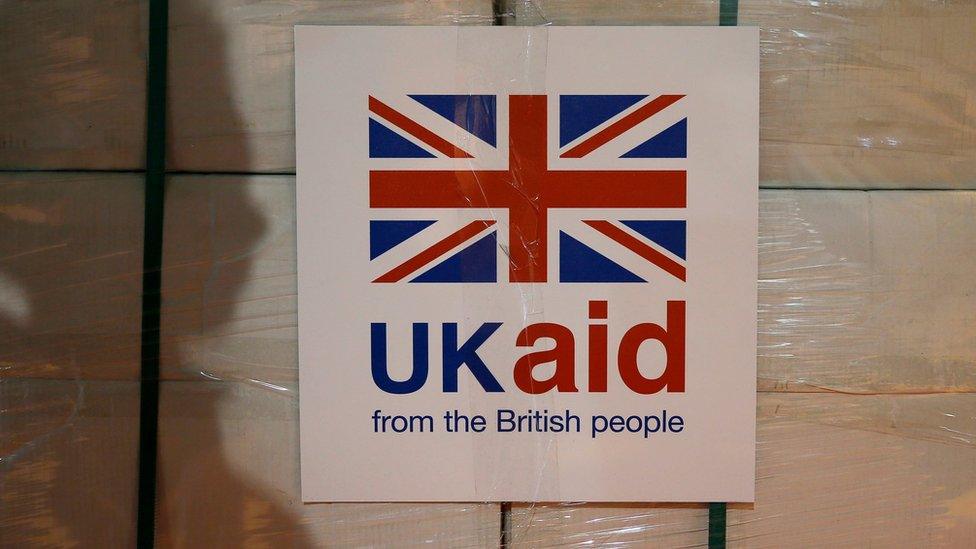 UK aid parcel