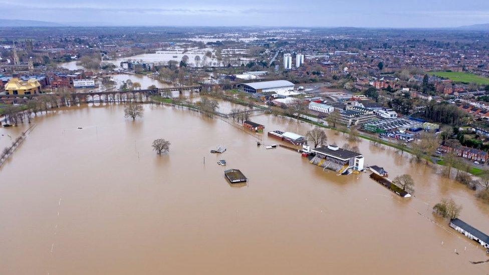 Flooding in Worcester