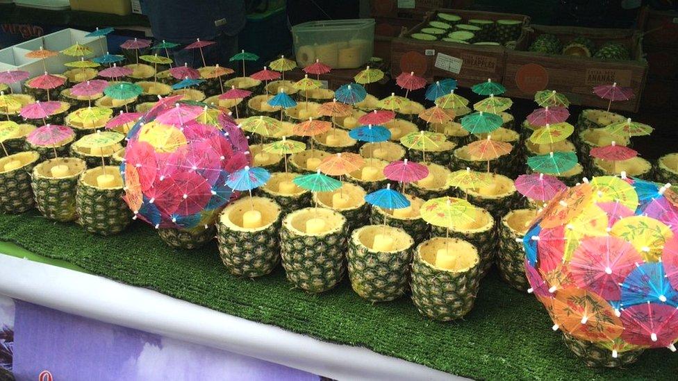 Pineapple drinks