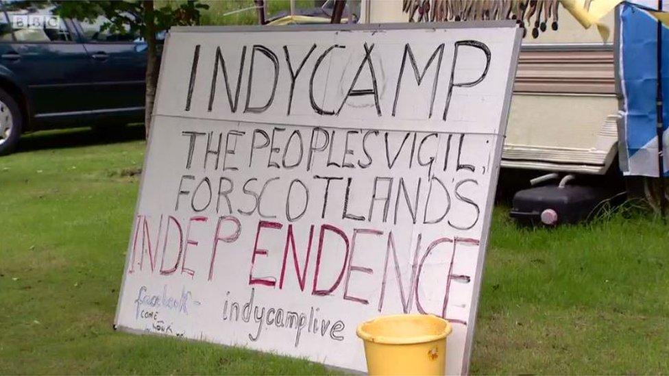 IndyCamp sign