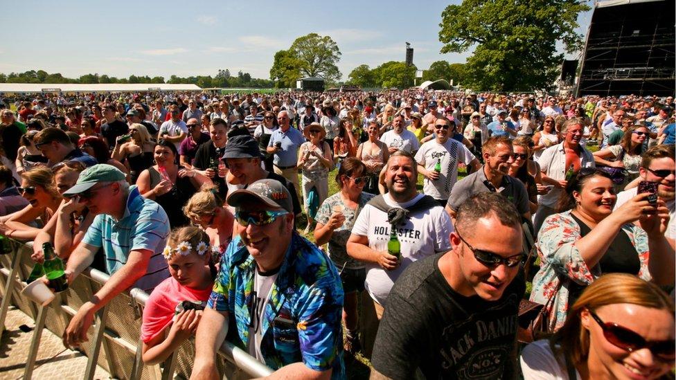 Biggest Weekend crowds at Scone Palace