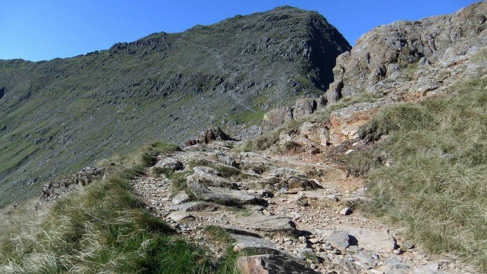 Watkin Path on Snowdon