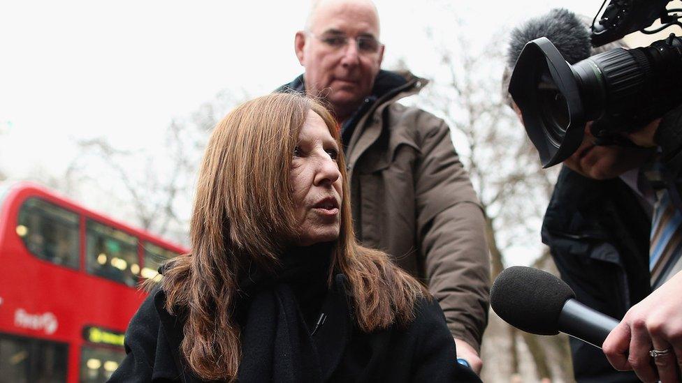 Anne Williams with her brother Danny Gordon