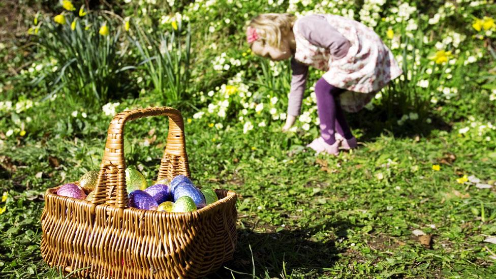 Easter egg hunting