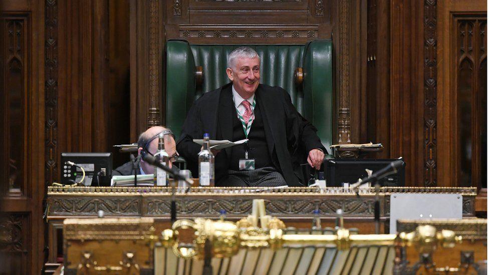 Speaker Lindsay Hoyle in the chair