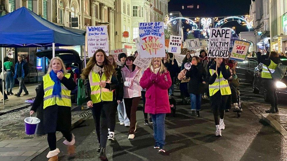 Reclaim the Night march in Colchester