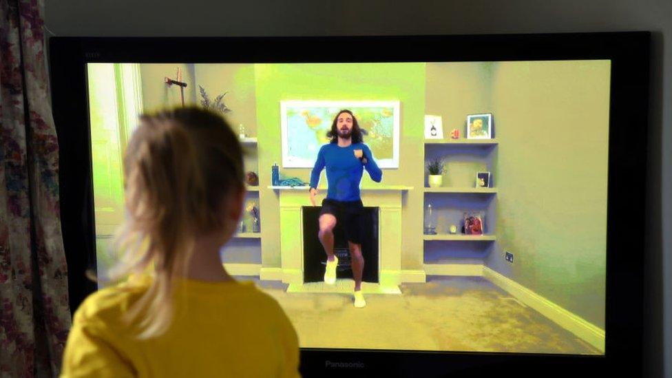 child-doing-joe-wicks-youtube-workout