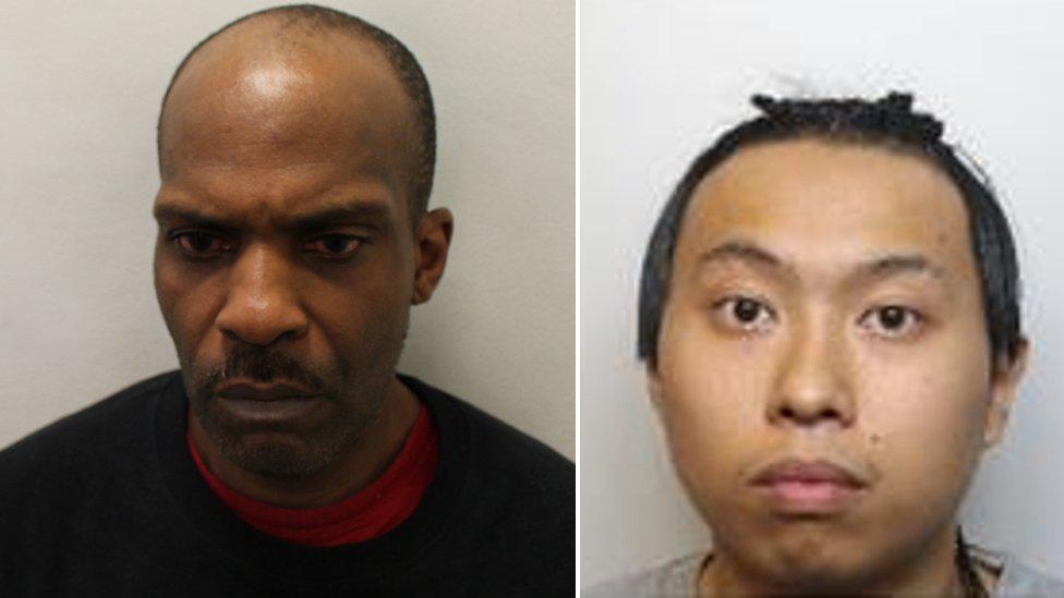 Clarke and Nguyen mugshots