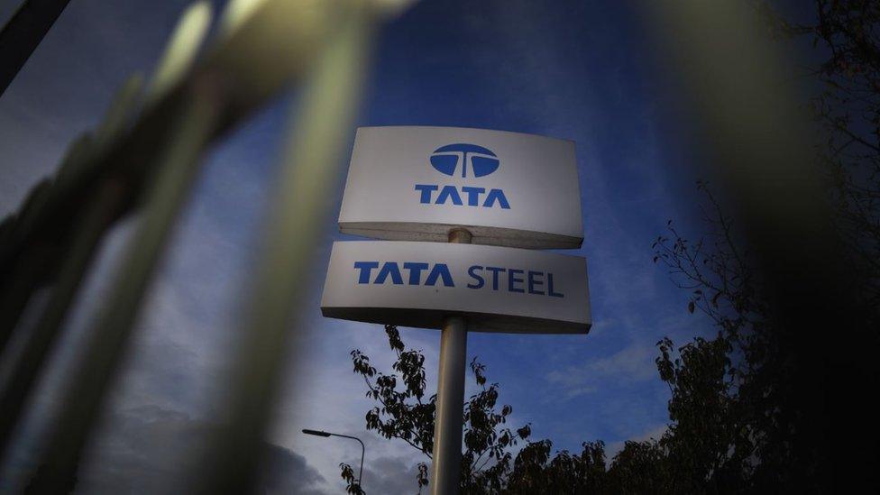 Tata Steel sign