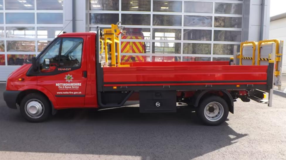 Fire truck stolen from Tuxford Fire Station, in Nottinghamshire