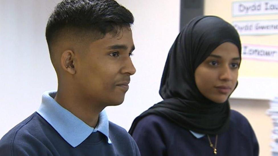 Azeem and Shutha from Cathays High School have contributed to the videos